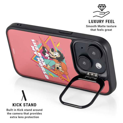Disney She Rox My World iPhone 14 Kickstand Case